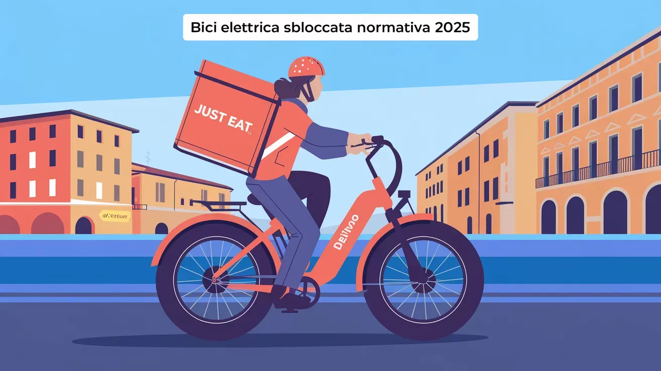 Bici elettrica sbloccata