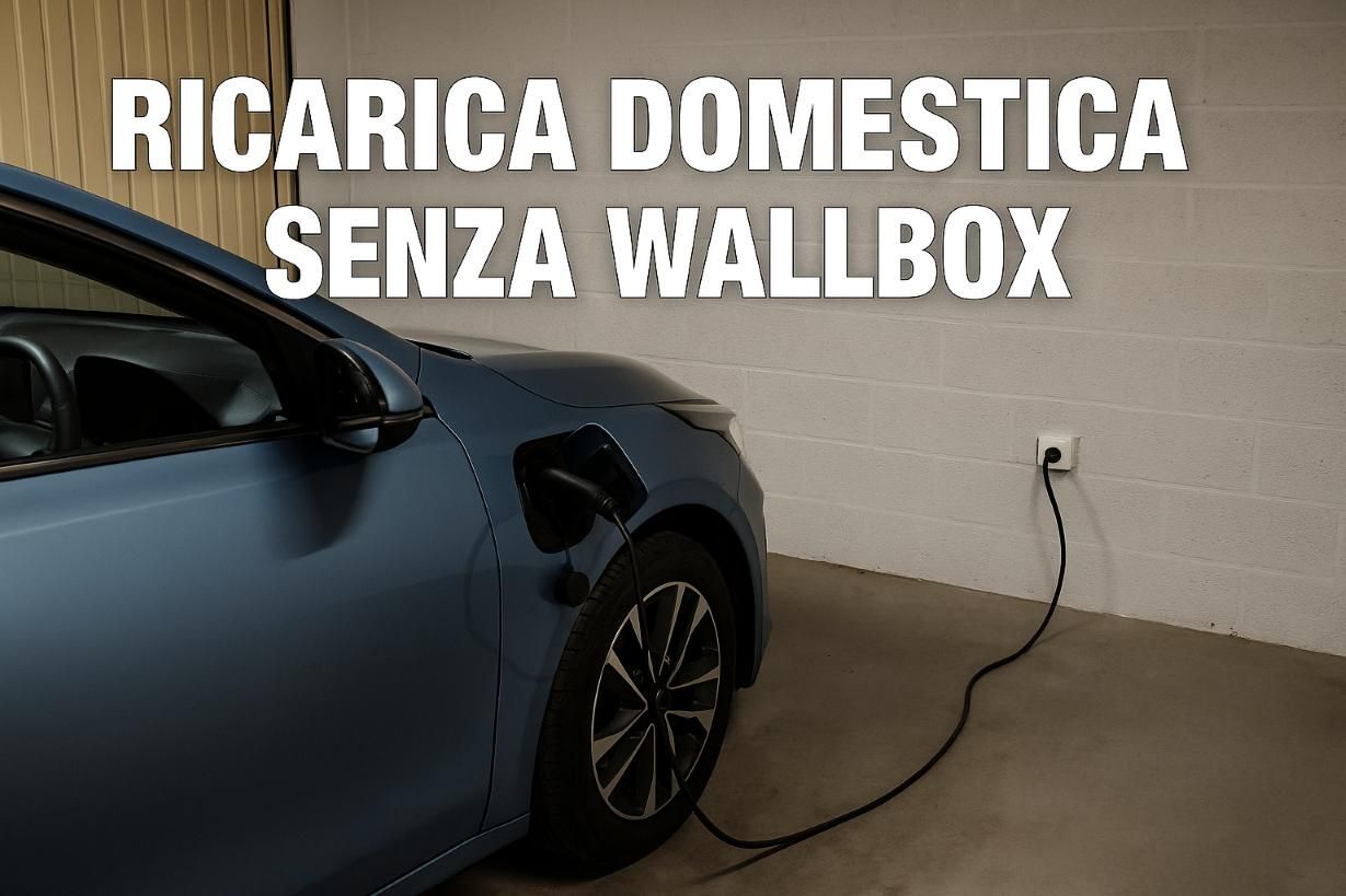 Ricarica auto elettrica senza wallbox