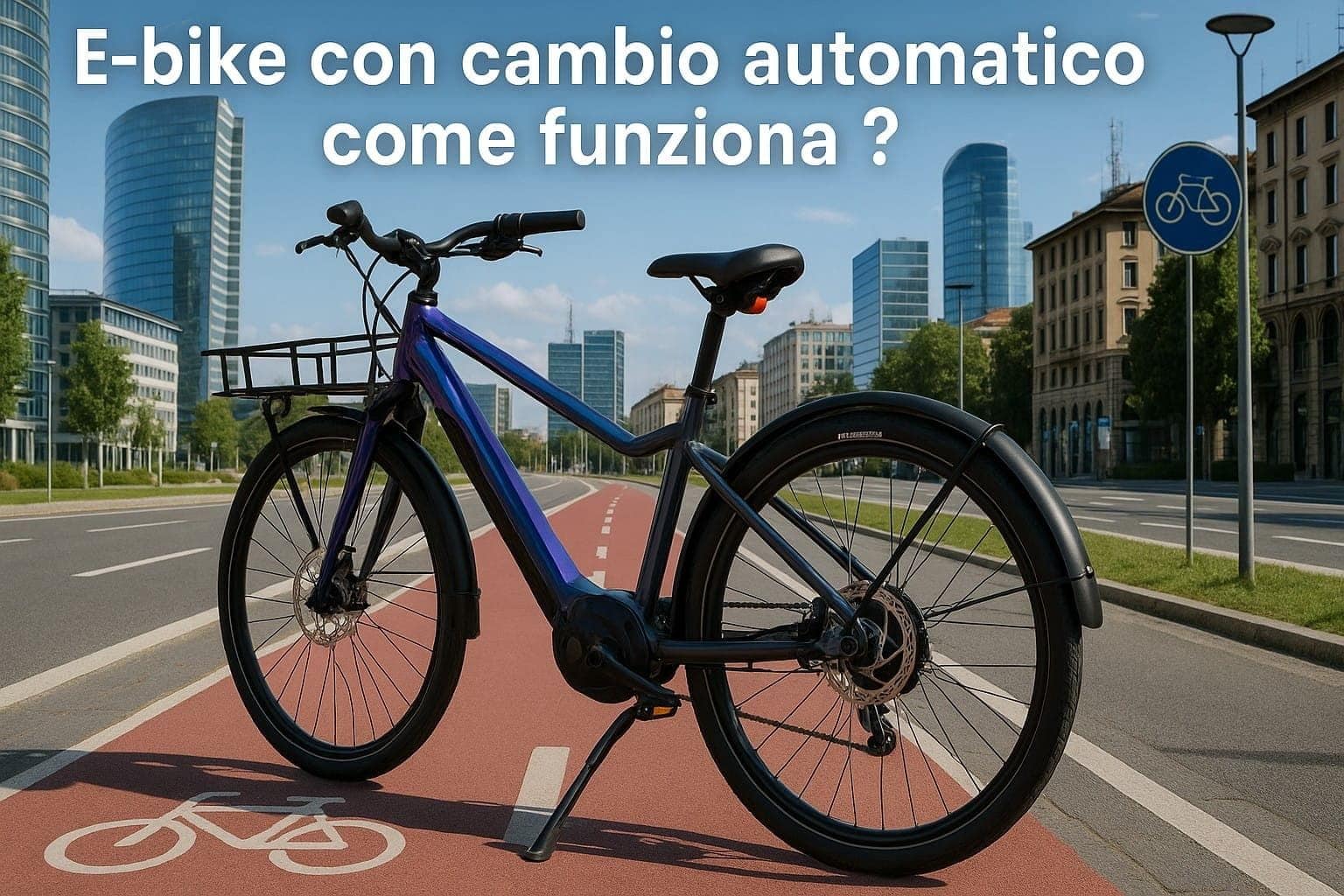 E bike con cambio automatico