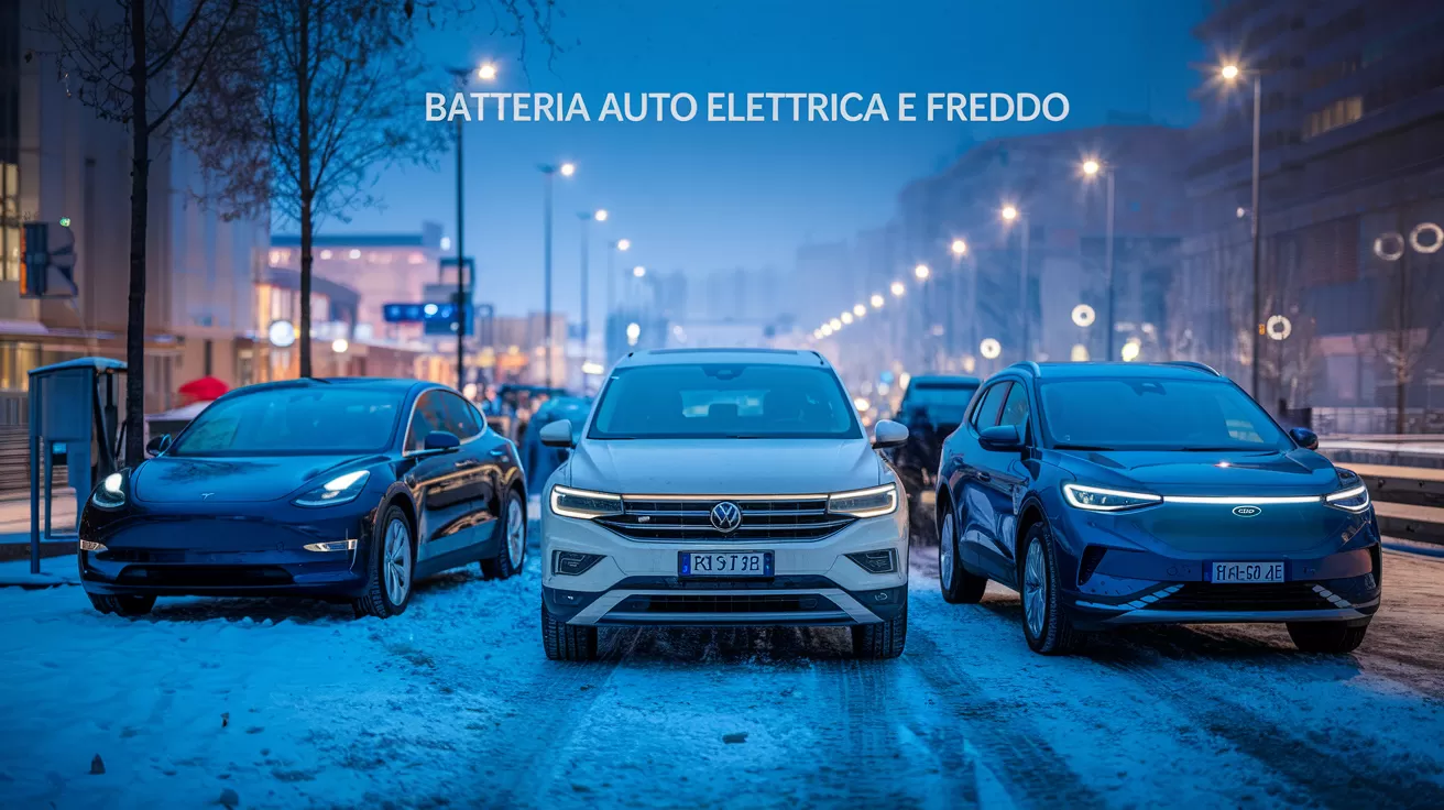 Batteria auto elettrica e freddo