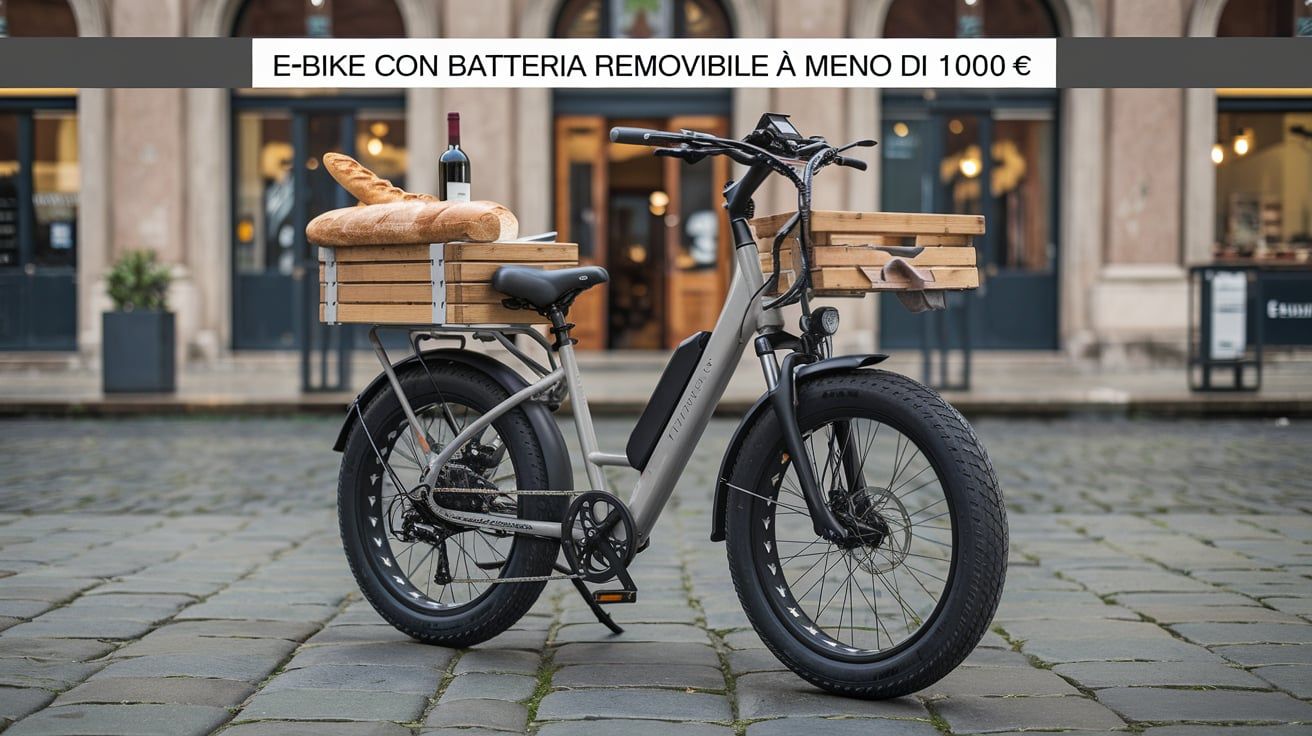 bici elettrica batteria intercambiabile