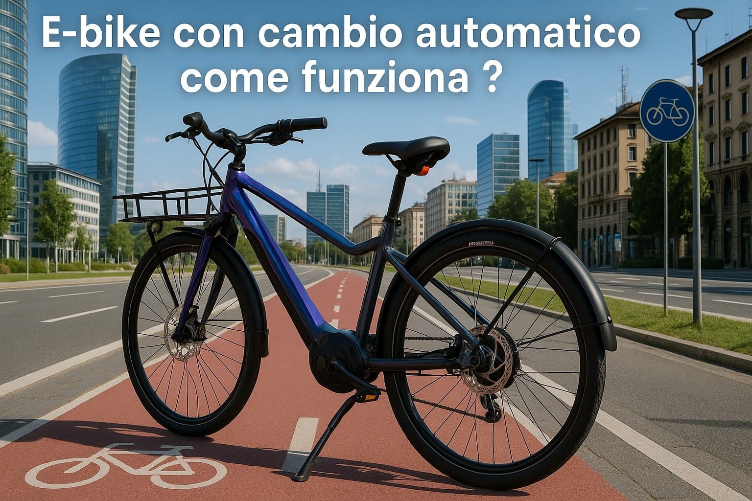 E bike con cambio automatico