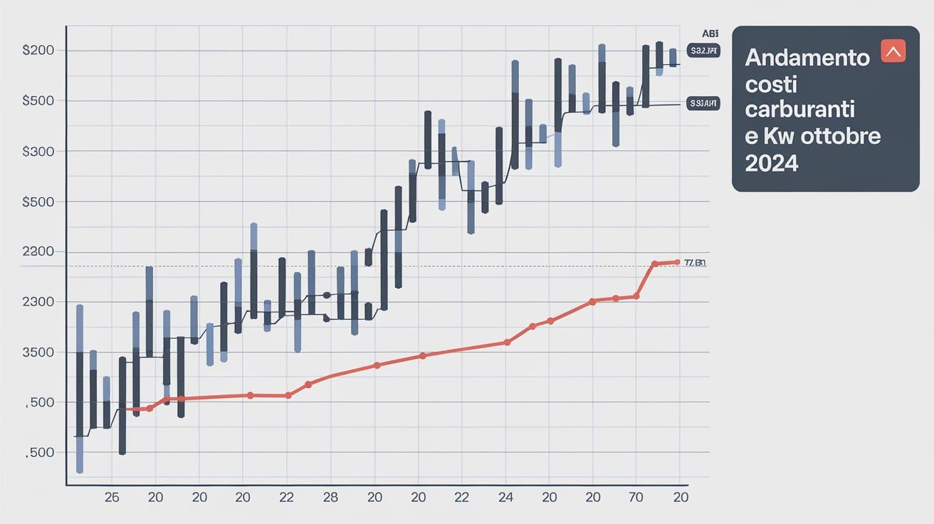 Tabella dei costi carburanti e kW auto elettriche in ottobre 2024