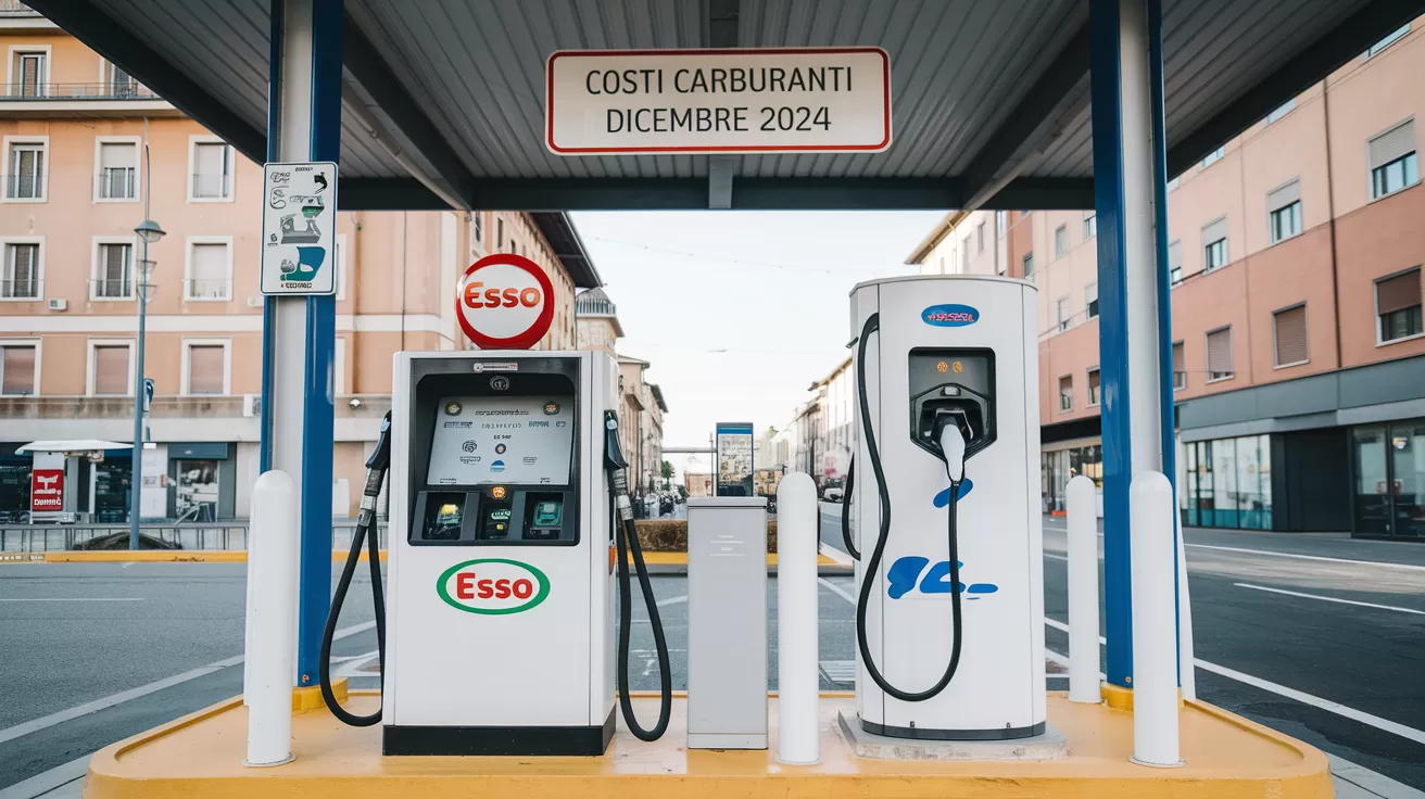 Confronto costo carburanti dicembre 2024