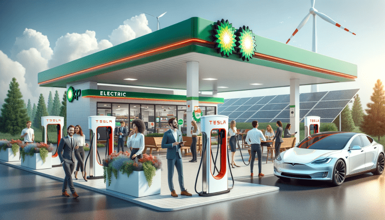 Tesla e BP distributore
