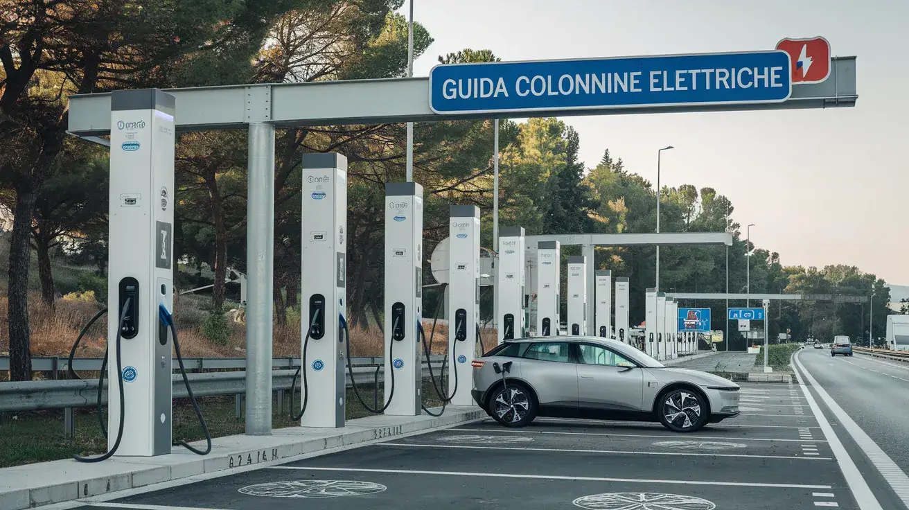 Colonnine elettriche in autostrada