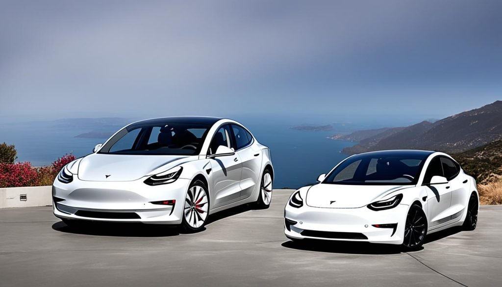 Confronto cerchi Tesla Model 3