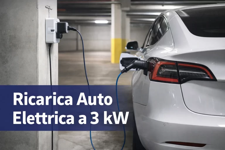 Ricarica Auto Elettrica a 3 kW