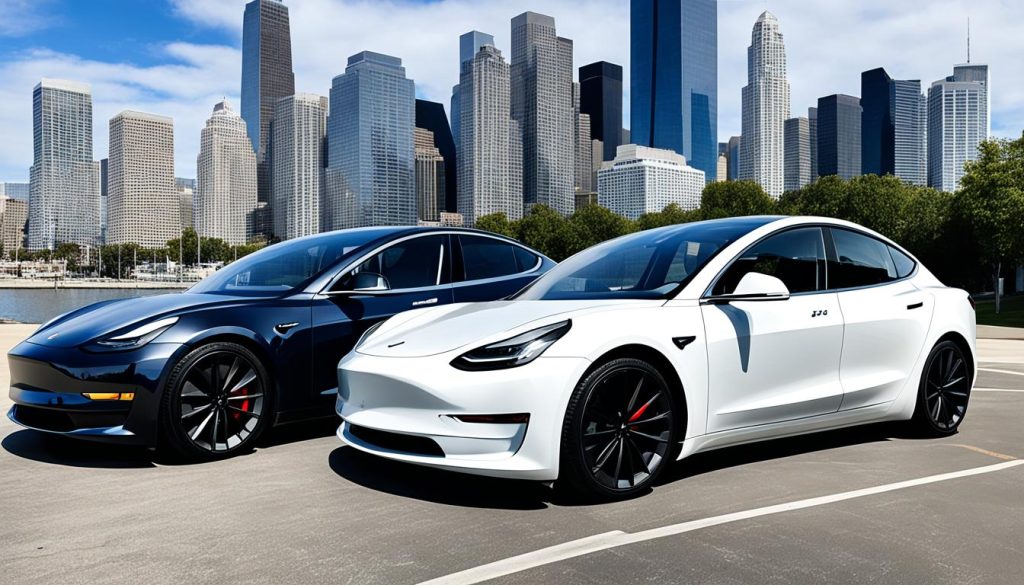 estetica cerchi 18 vs 19 Tesla Model 3