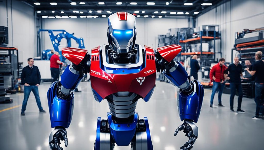 Tesla Robot Optimus in azione