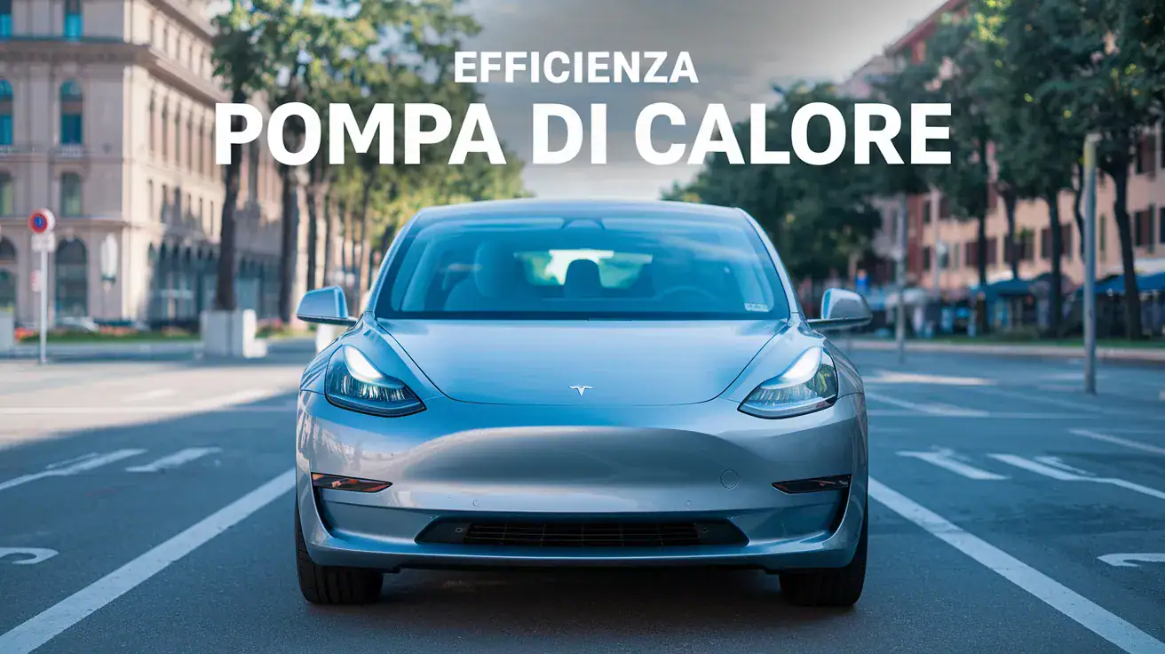 Auto elettrica con pompa di calore