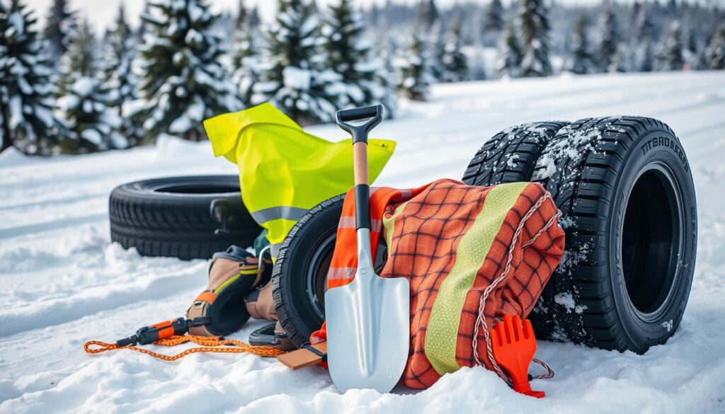 equipaggiamento per sicurezza su neve