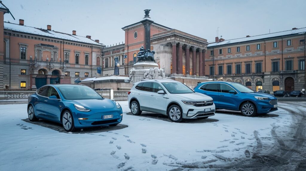 Auto elettrica e Plug in inverno freddo