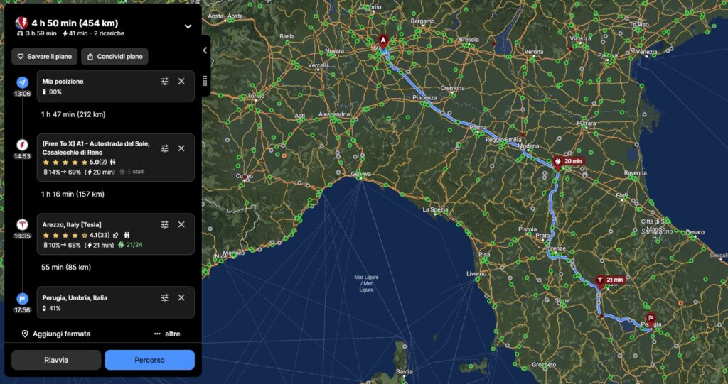 A Better Route Planner pianificazione