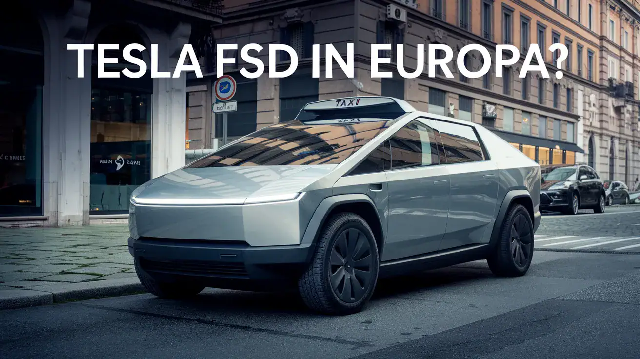 Tesla FSD in Europa frontale