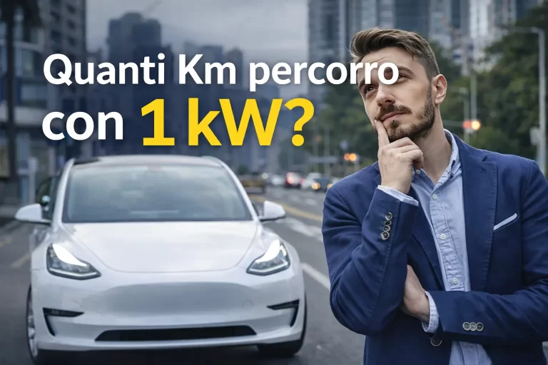 quanti km con 1 kwh
