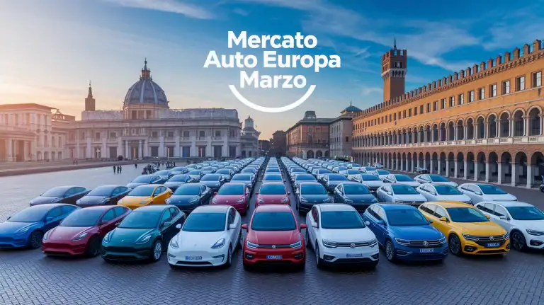 Mercato auto Europa Marzo 2025