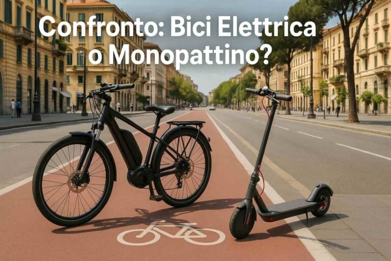 bici elettrica o monopattino