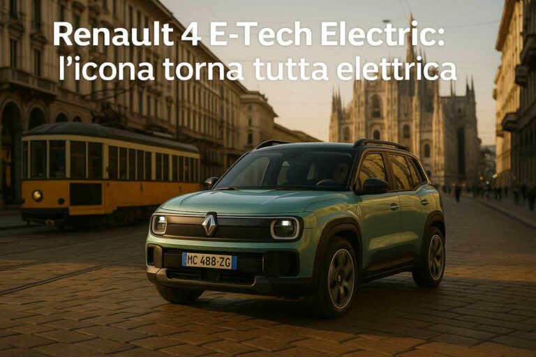 Renault 4 e tech copertina