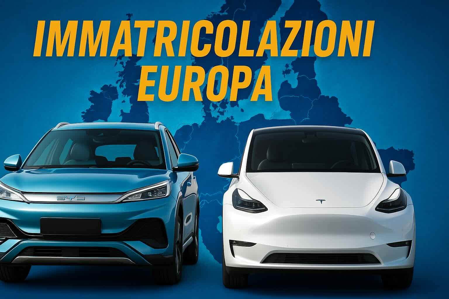 immaticolazioni auto europa aprile 2025