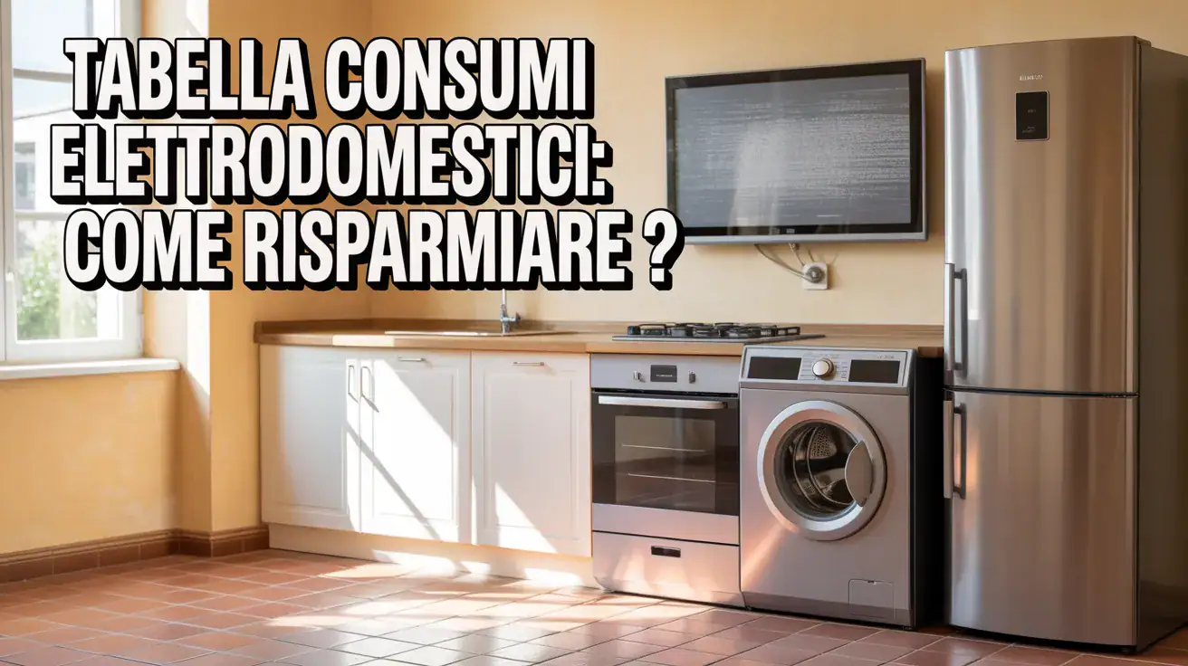 tabella consumi elettrdomestici