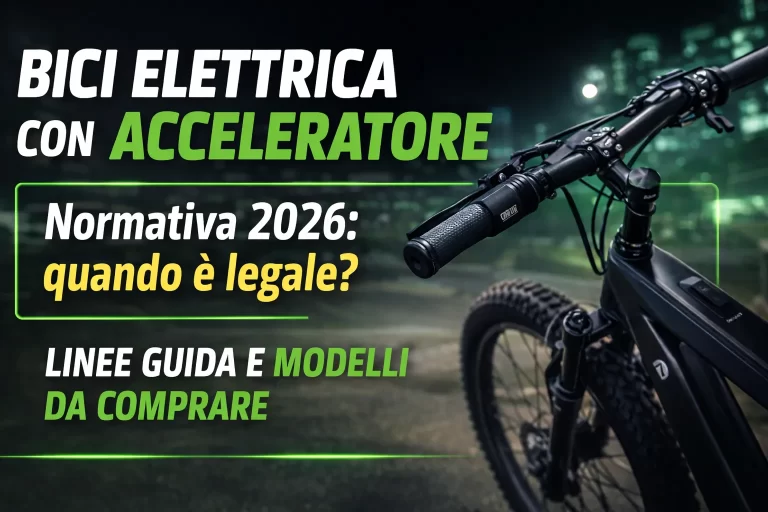 Bici elettrica con acceleratore