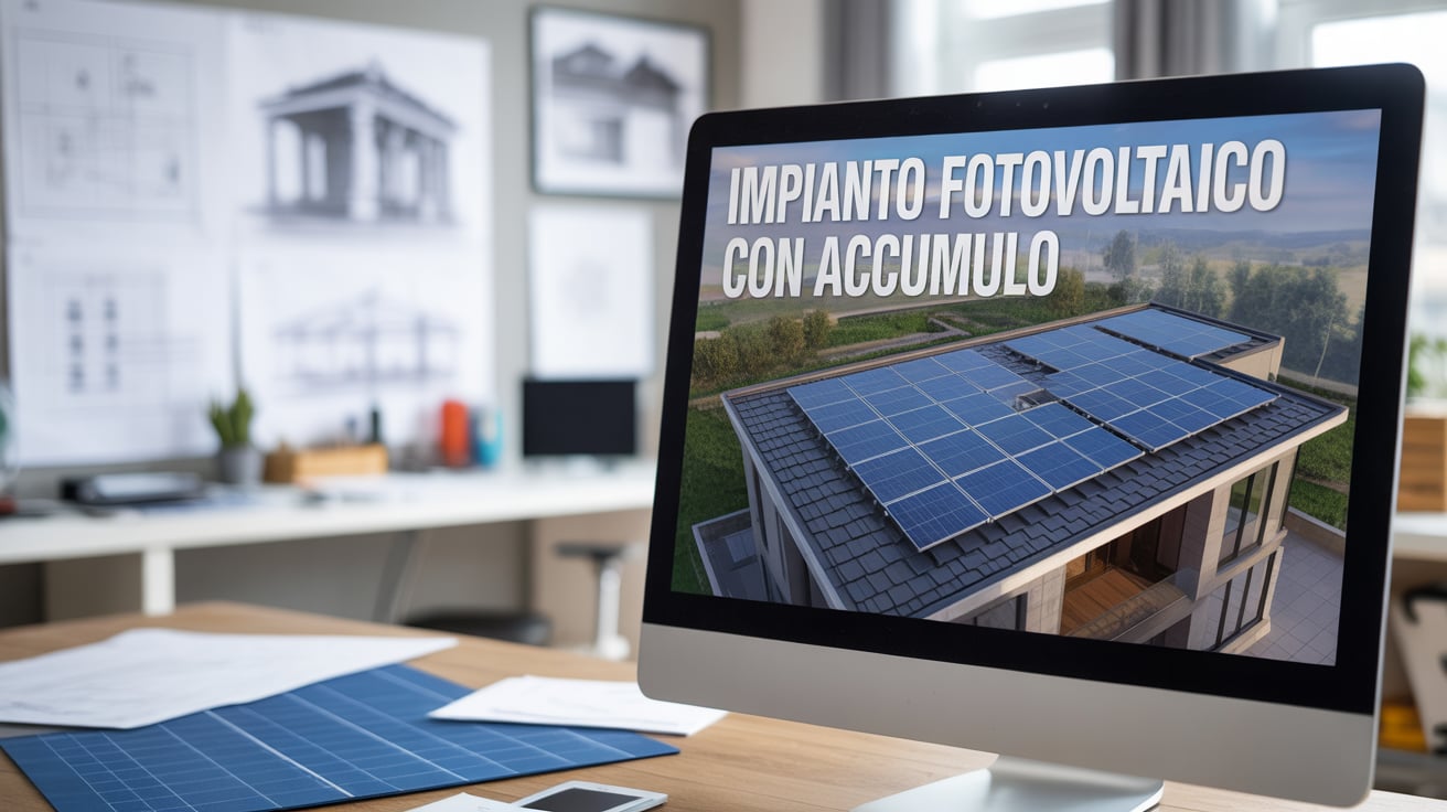 impianto fotovoltaico con accumulo
