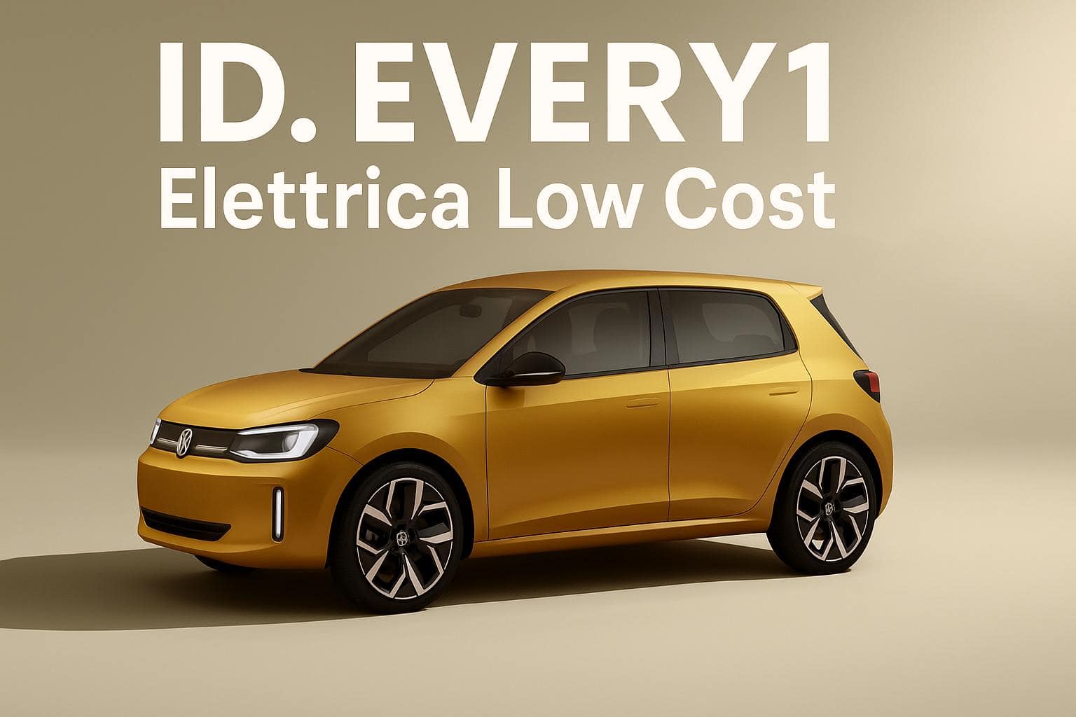 Volkswagen ID1 auto elettrica low cost