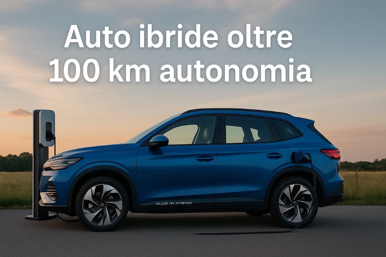 auto ibride oltre 100 km autonomia