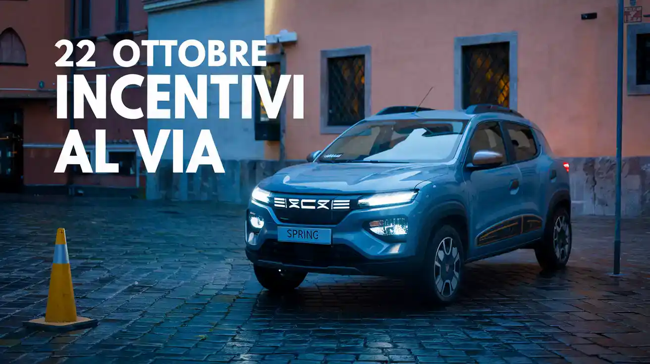 22 ottobre via agli incentivi