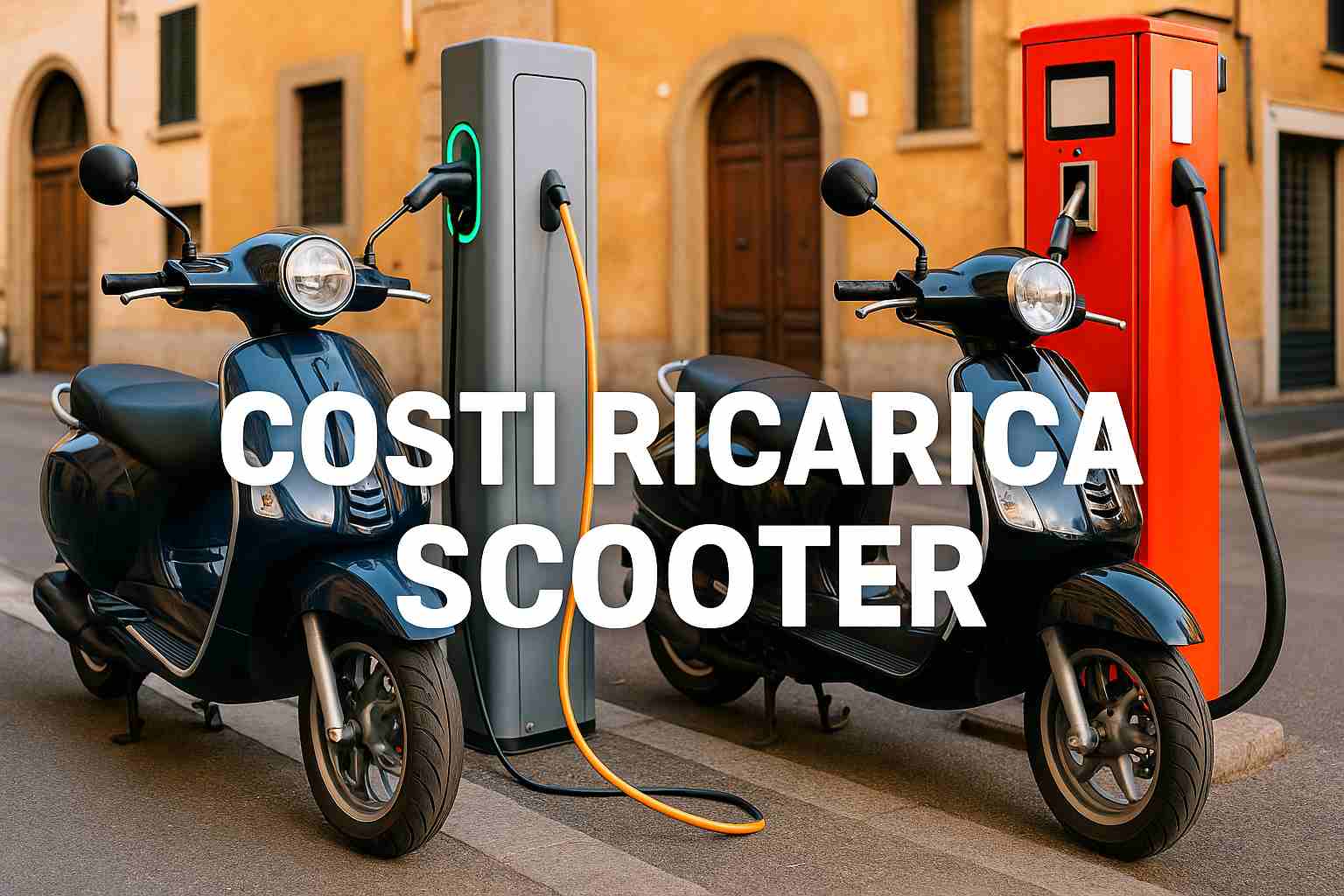 costi ricarica scooter elettrico 2025