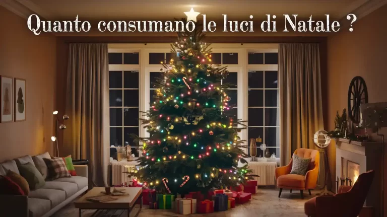 Quanto consumano le luci di Natale
