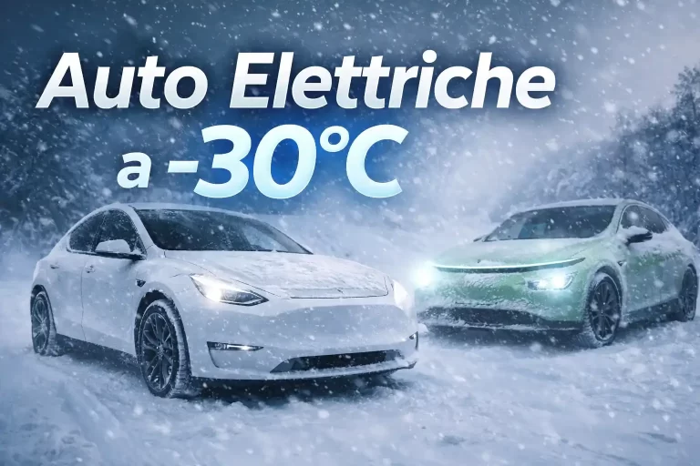 auto elettriche al freddo estremo