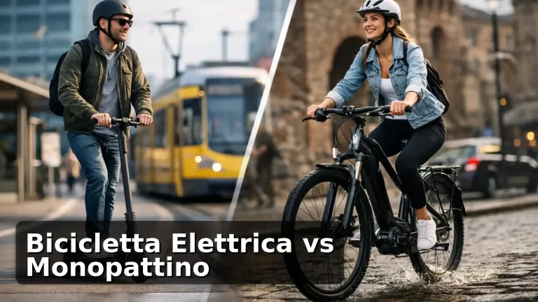 bici elettrica o un monopattino